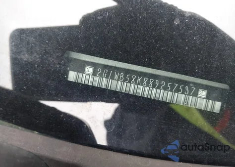 2008 Chevrolet Impala Ls from USA, damaged, VIN 2G1WB58K889257537